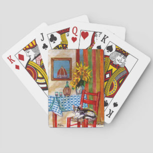 ITALIAN KITCHEN IN FLORENCE POKER CARDS