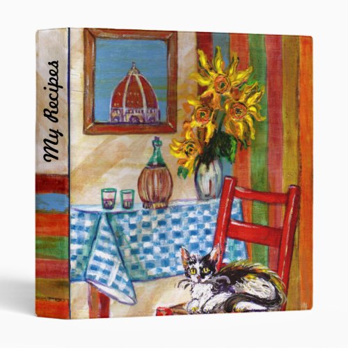 ITALIAN KITCHEN IN FLORENCE Recipe 3 Ring Binder