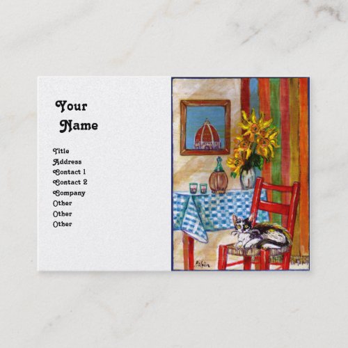 ITALIAN KITCHEN IN FLORENCEwhite pearl Business Card