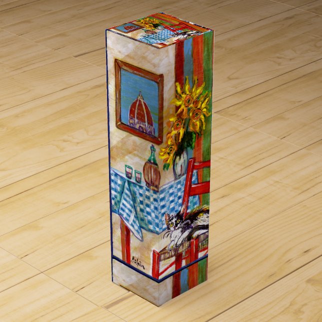 ITALIAN KITCHEN IN FLORENCE WINE GIFT BOX (Front)