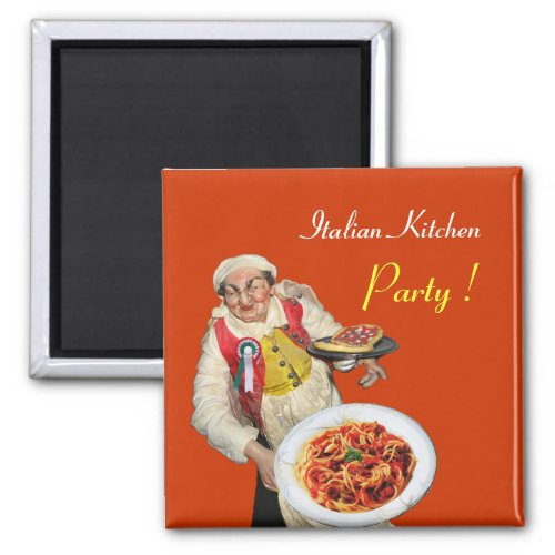 ITALIAN KITCHEN orange Magnet