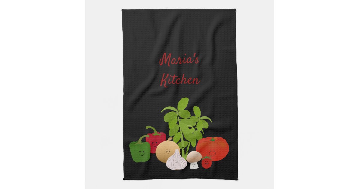 Italian Kitchen Personalized Kitchen Towel Zazzle