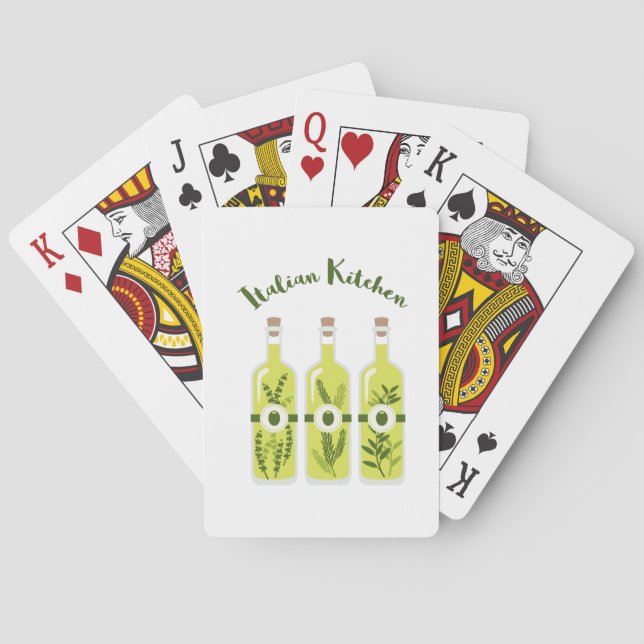 Italian Kitchen Poker Cards (Back)