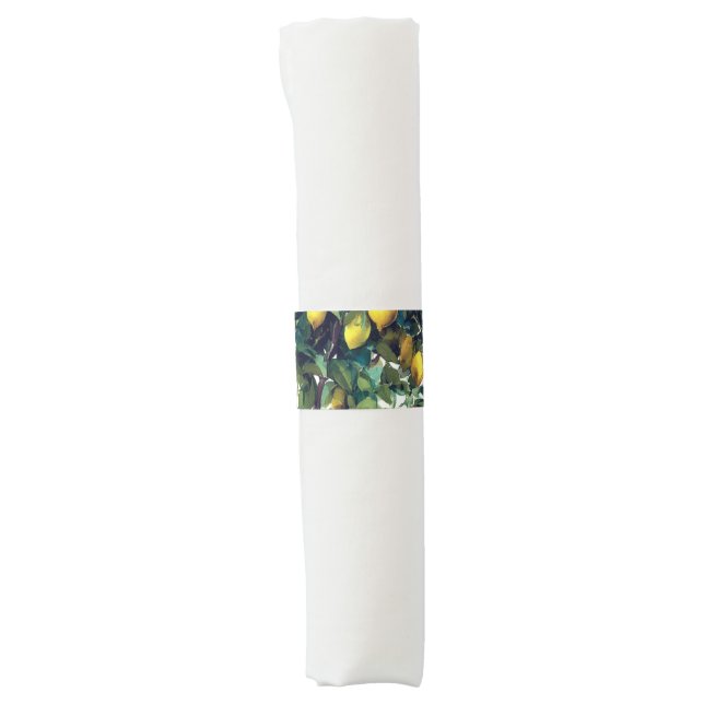 Italian La Dolce Vita Bridal Shower Napkin Bands (Front)