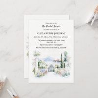 Italian Lake Como Bridal Shower