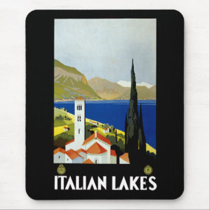 Italian Lakes Mouse Pad