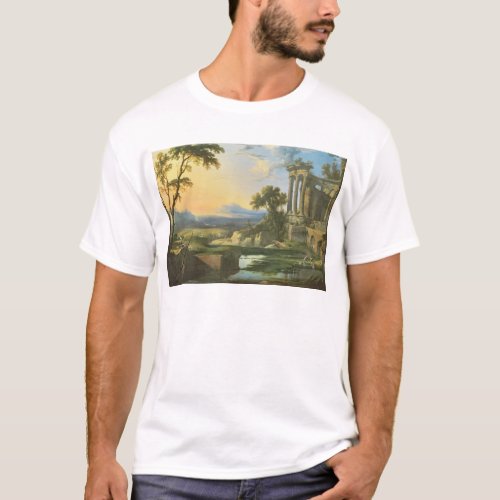 Italian landscape with ruins T_Shirt