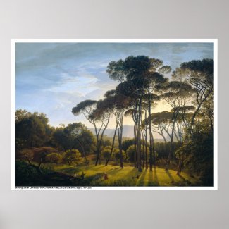 Italian Landscape with Umbrella Pines [1807]