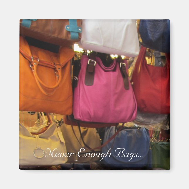 Italian Leather Purses Magnet (Front)