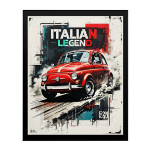 Italian Legend Italian 500 Classic Car Acrylic Print