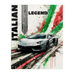 Italian Legend Italian Super Car   Acrylic Print