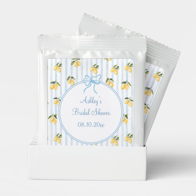 Italian Lemon Blue Bow  Lemonade Drink Mix (Pair)