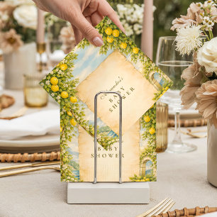 Italian Lemon Garden Baby Shower Napkins