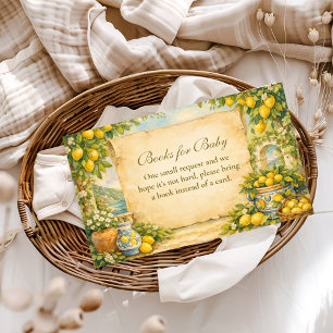Italian Lemon Garden Books for Baby Enclosure Card