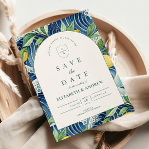 Italian Lemon Garden Wedding Save The Date