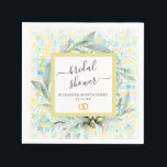Italian Lemon Grove Bridal Shower Personalized Napkins<br><div class="desc">Starting with a fabulous printed invitation, set the tone with a unique design then carry the theme through the entire event. Your event will be picture perfect from beginning to end with special little extras. At the party, consider personalized party favors for an extra special touch. Add your custom wording...</div>