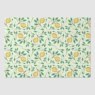 Italian Lemon Leaf Decoupage Fruit Tissue Paper