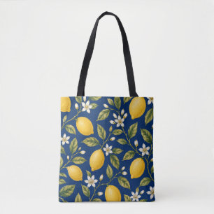 Italian Lemon Market Tote Bag
