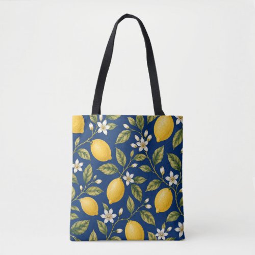 Italian Lemon Market Tote Bag