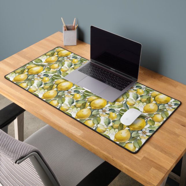 Italian Lemons Amalfi Coast Desk Mat (Office 2)