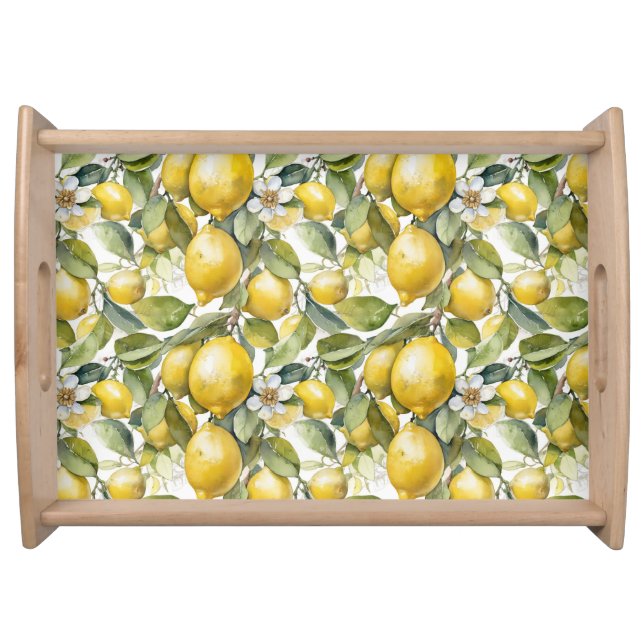 Italian Lemons Amalfi Coast Serving Tray (Front)