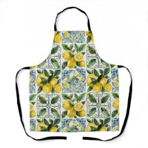 Italian Lemons and Tiles La Dolce Vita Pattern