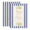 Italian Lemons Blue Striped Bridal Shower