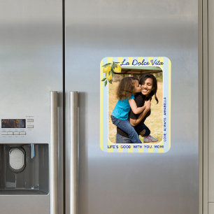 Italian Lemons La Dolce Vita Photo Mother's Day Magnet