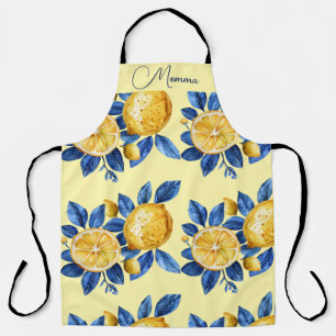 Italian Lemons Personalized Apron