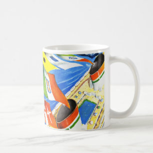 Italian Line ~ Under This Flag Coffee Mug