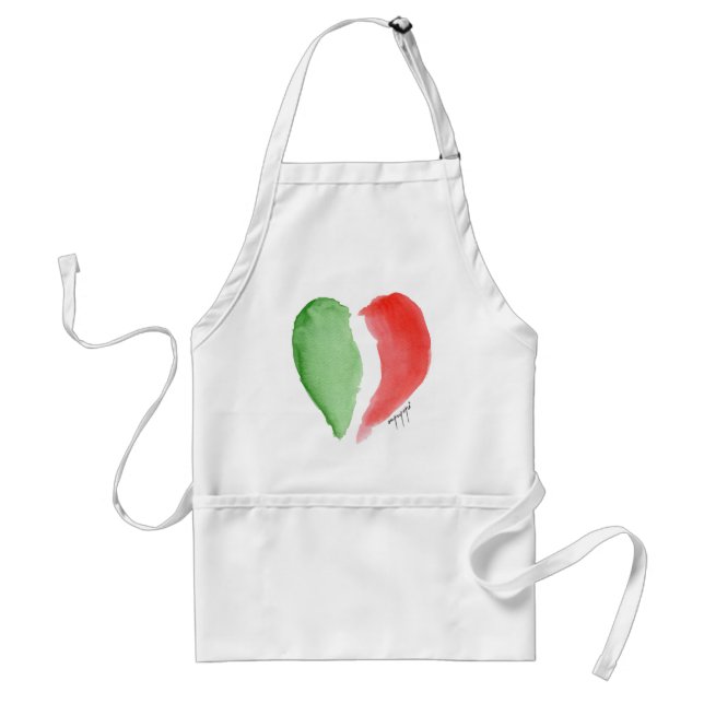 Italian love adult apron (Front)