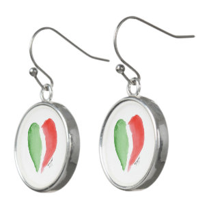 Italian love earrings