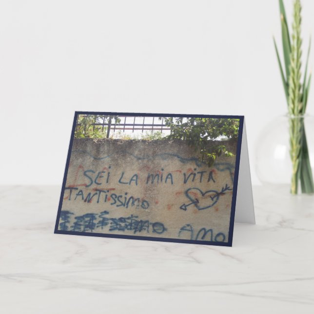Italian Love Graffiti Cards (Front)