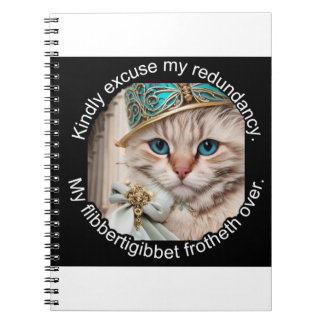 Italian Luxury Cat: Willow Notebook