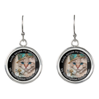 Italian Luxury Cats: Willow Earrings