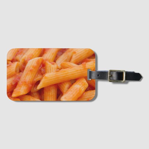 italian macaroni luggage tag