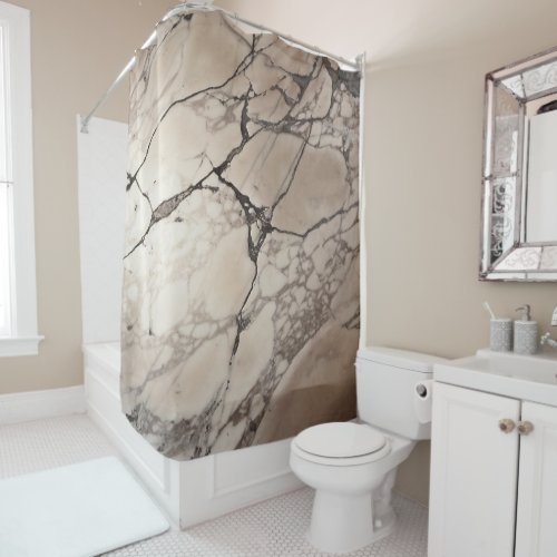 Italian Marble 2 Faux Marble marble texture  Shower Curtain