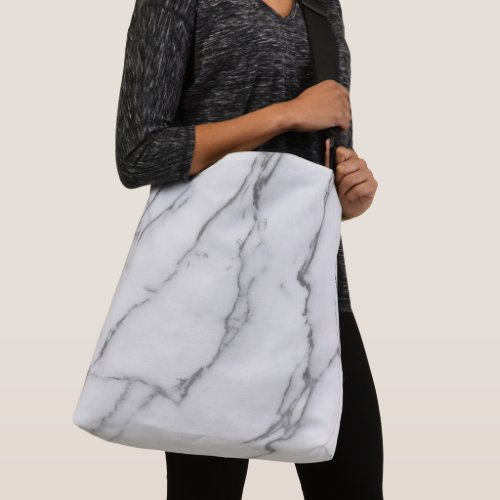 Italian Marble 4 faux marble decor art Crossbody Bag