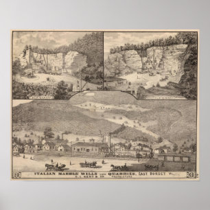 Italian Marble Mills and Quarries Poster