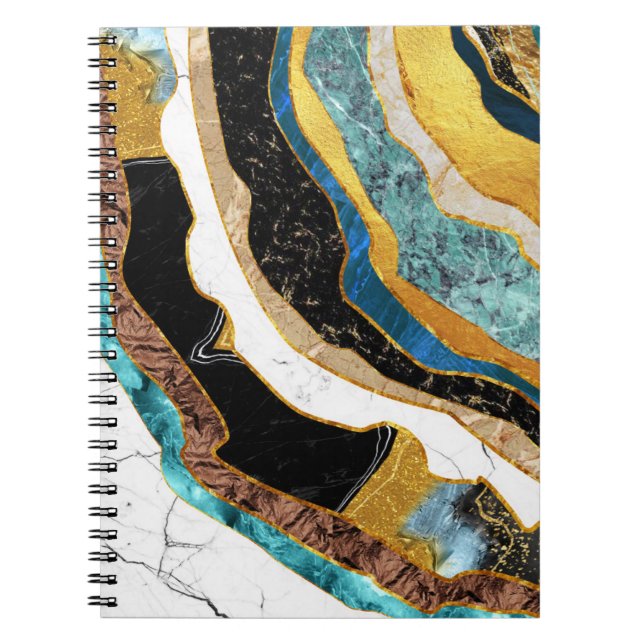 italian marble notebook (Front)