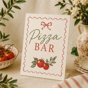 Italian Market Pizza Bar Baby Shower Sign
