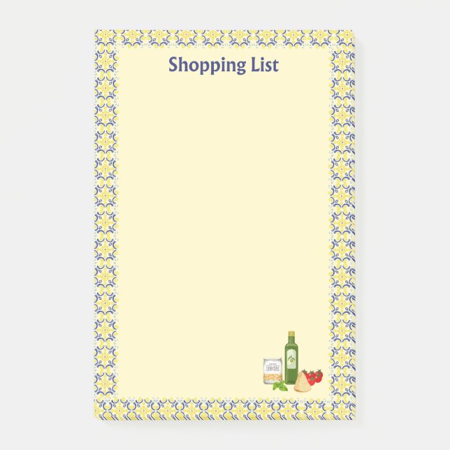  Italian Market Post-it Notes (Front)
