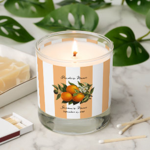 Italian Mediterranean Citrus Lemon Orange Wedding Scented Candle