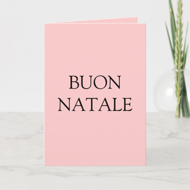 ITALIAN MERRY CHRISTMAS CARDS (Front)