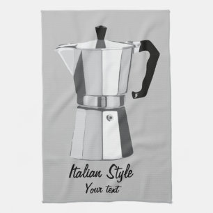 Italian Moka Kitchen Towel