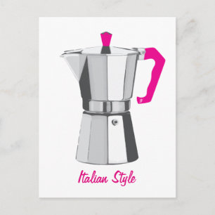 Italian Moka Postcard