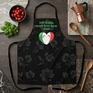 Italian Mom's Endless Love Family Forever Apron