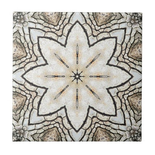 Italian Mosaic Nature Star Ceramic Tile