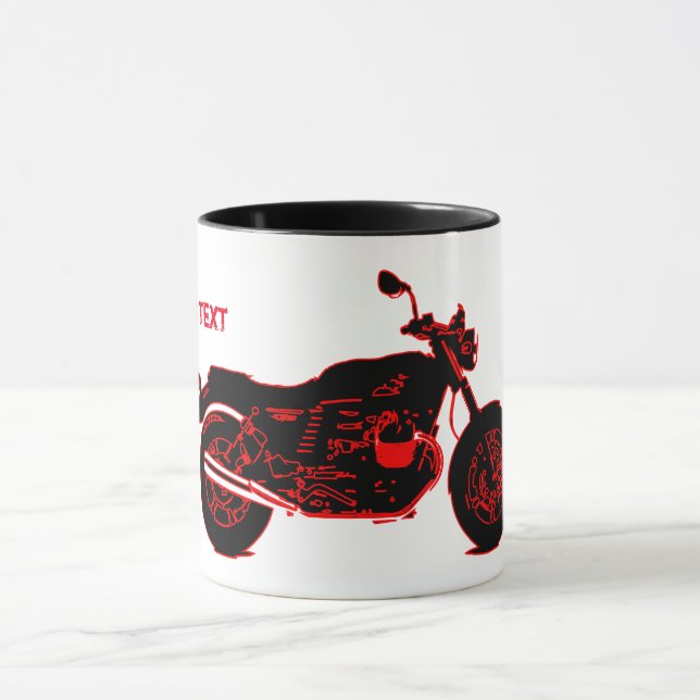 Italian motorcycle mug (Center)