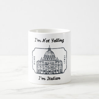 Italian MUG Great for coffee, tea, and hot drinks
